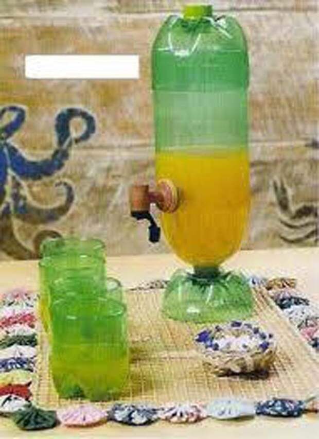reciclado de botellas de plastico - dispensador 1