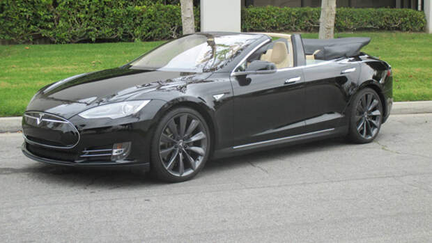 Кабриолет Tesla Model S / Тесла Модель S от Newport Convertible Engineering