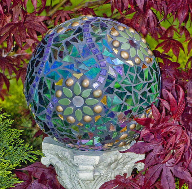 Декоративные шары из цемента для сада. Идеи и мастер-класс (19) (500x494, 264Kb)