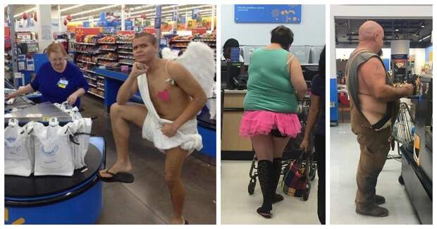 Walmart научит вас, как правильно наряжаться для похода в магазин Walmart научит вас, как правильно наряжаться для похода в магазин