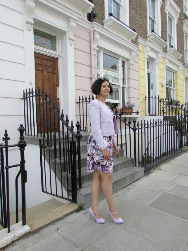 Lavender dress and blazer Lavender dress and blazer