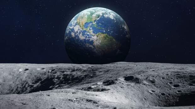 Земной воздух обнаружили в лунном грунте