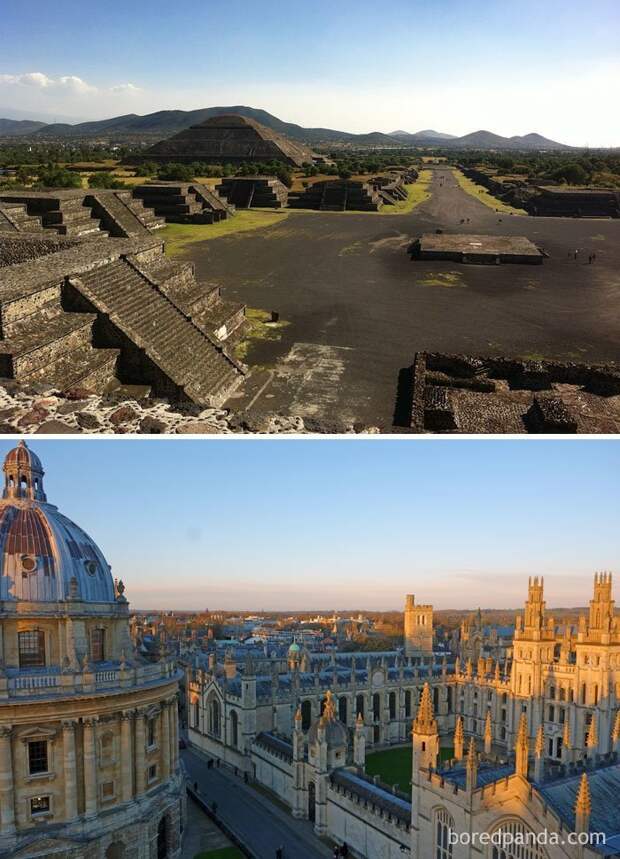 6. Оксфордский университет существовал в течение сотен лет до того, как была основана ацтекская империя (1428 г.) интересное, исторические факты, история, познавательно, сша, факты, факты в картинках