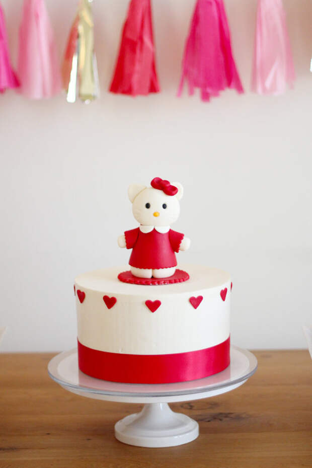 Hello Kitty торт дети, еда, сладость, торт