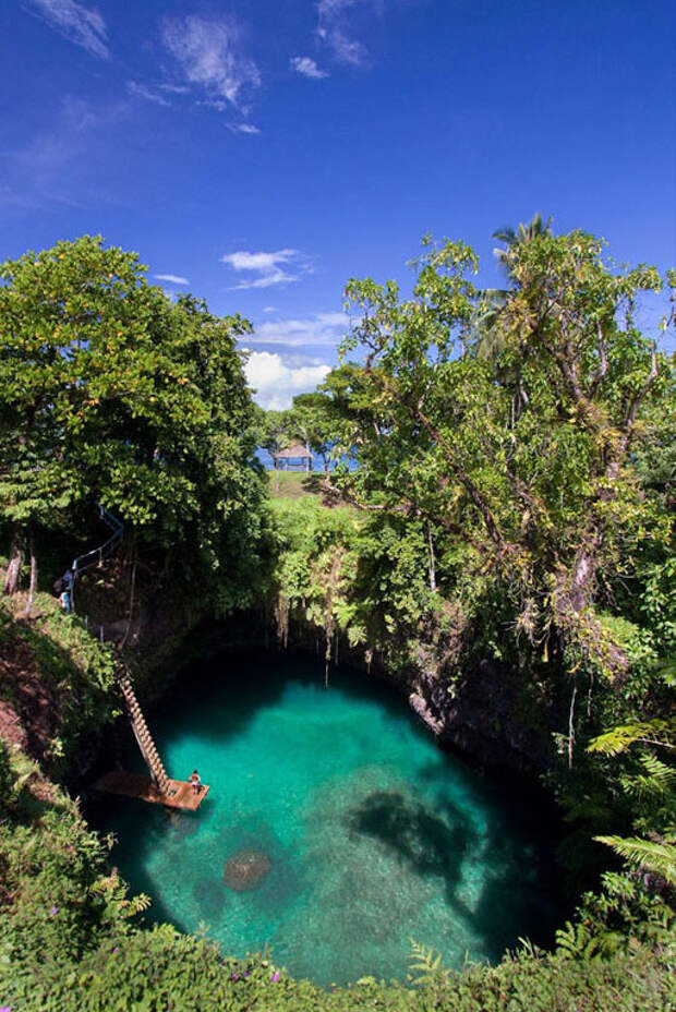 33. Природный бассейн То Суа, остров Уполу, Самоа в мире, вода, планета