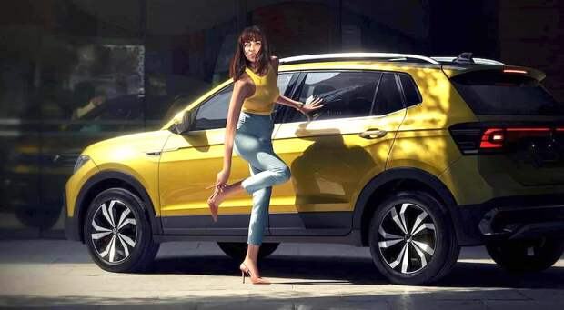 Новый кроссовер Volkswagen Taigun оценили в миллион рублей 5 vw taigun 4