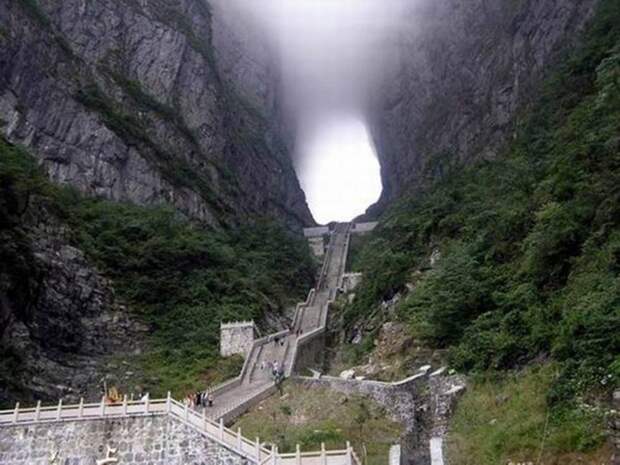 12. Небесные врата, Китай. интересное, фото