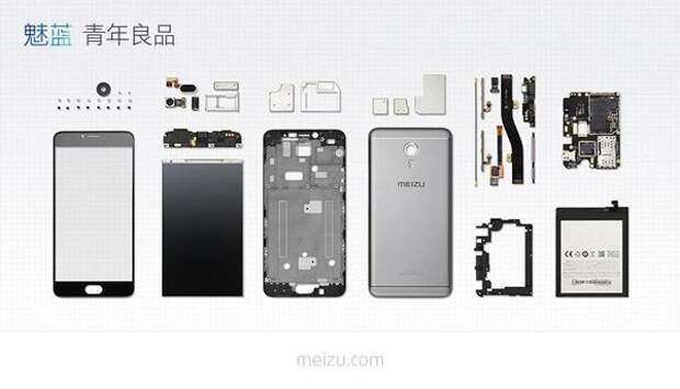 Внутренности Meizu M3 Note