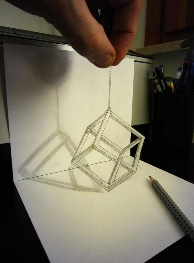 3D рисунки карандошом от Алесандро Дидди (11)