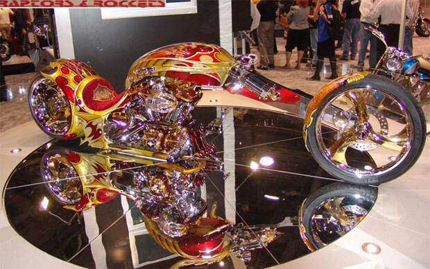 Gold Plated Custom Chopper Gold Plated Custom Chopper