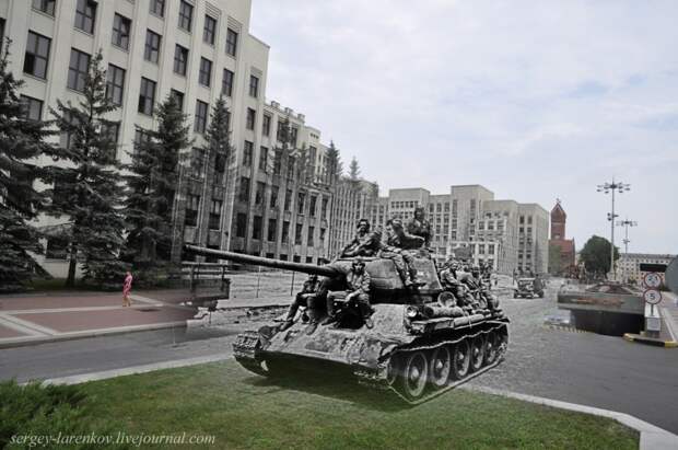38.Минск 1944-2013 Площадь Независимости Т-34.SL 38.Минск 1944-2013 Площадь Независимости Т-34.SL