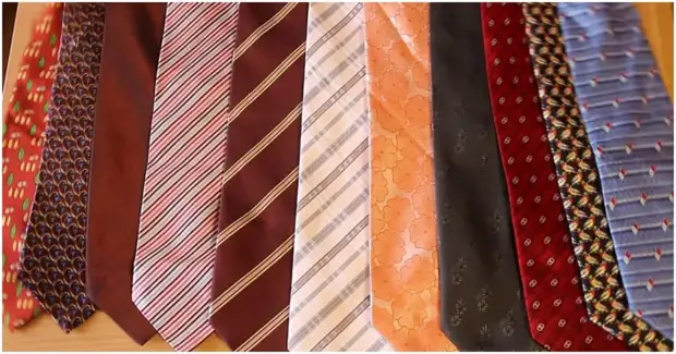 Особенности хранения галстуков