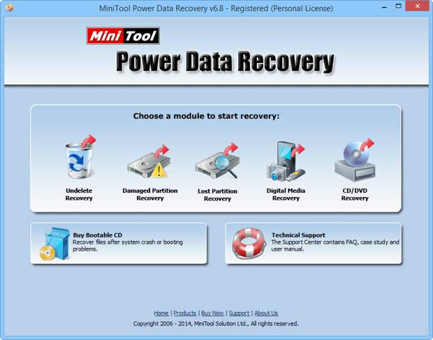 MiniTool Power Data Recovery Personal - бесплатная лицензия