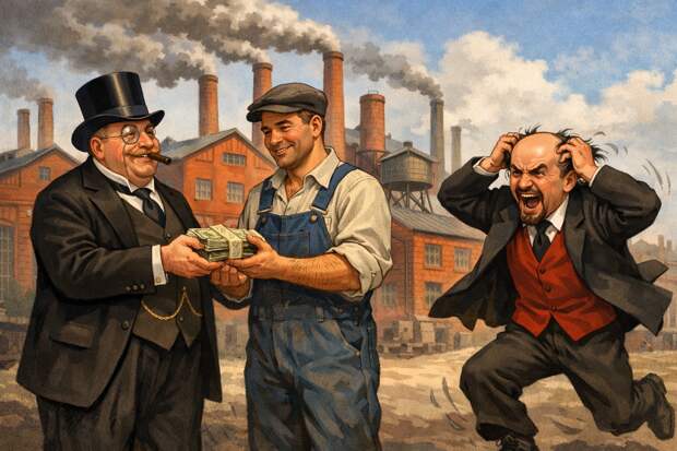 Владимир Ленин против высоких зарплат