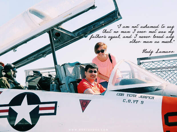 Dad and I at the USS Midway Museum (San Diego, 2015)