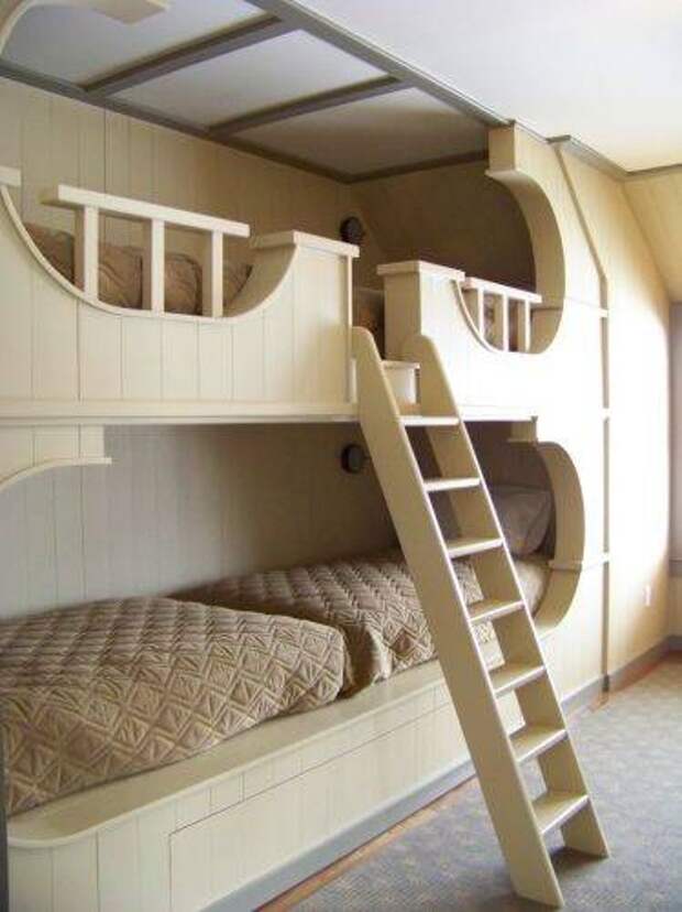 b2ap3_thumbnail_Stupefying-Kids-House-Beds-Ideas-in-Bedroom-Rustic-design-ideas-with-area-rug-built-in-bunk-beds-butter.jpg