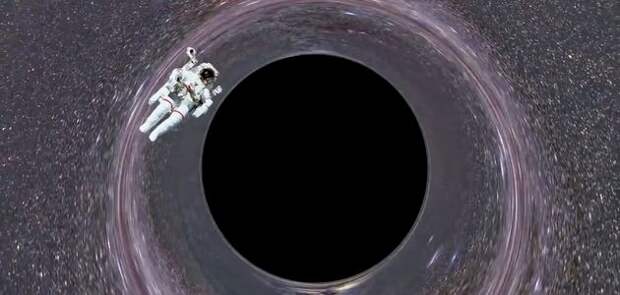 Космическое путешествие внутрь черной дыры (ВИДЕО)