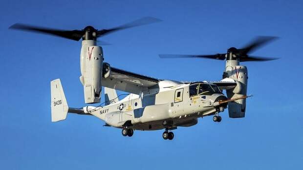Конвертоплан CMV-22B "Оспри" для ВМС США