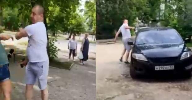 Довели мужика: из-за парковки под окнами житель Брянска молотком разбил авто и ударил двух женщин