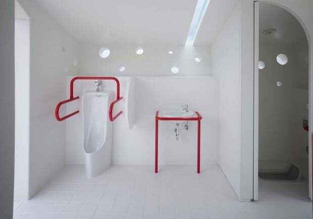 Hiroshima Park Restrooms – туалет в стиле оригами