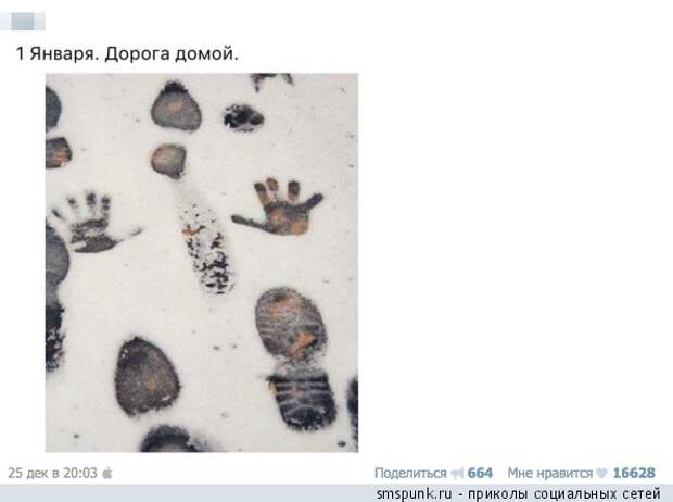 1 января, дорога домой