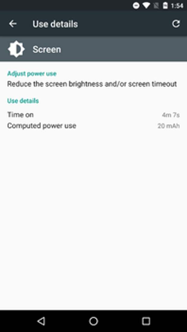 Потребление экрана в Android M DP3