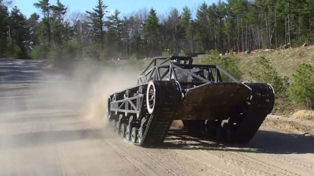 Mini Ripsaw - гусеничный квадроцикл авто, квадроцикл, машина, средства передвижени, танк, техника