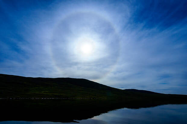 Arctic Ice Halo Ice Halo Greenland