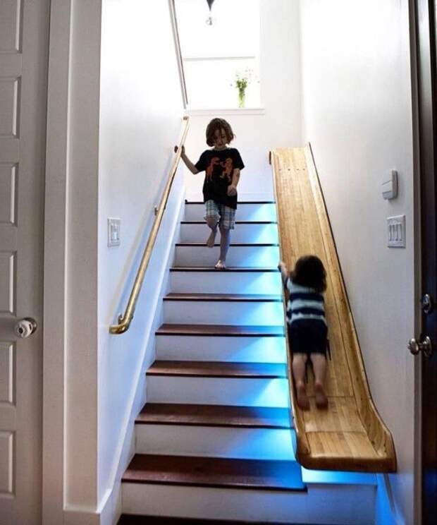 14. Если бы у меня была лестница, я бы точно сделал так дизайн, идеи для дома, интерьер, крутые идеи, фото