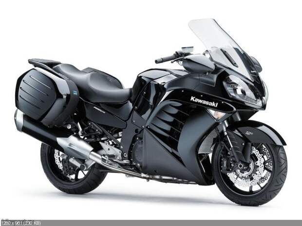 Анонс мотоцикла Kawasaki 1400 GTR 2012