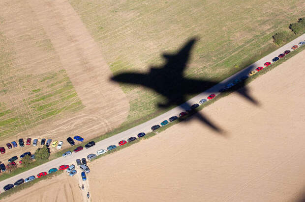 Полет на новом гигантском самолете Airbus A380