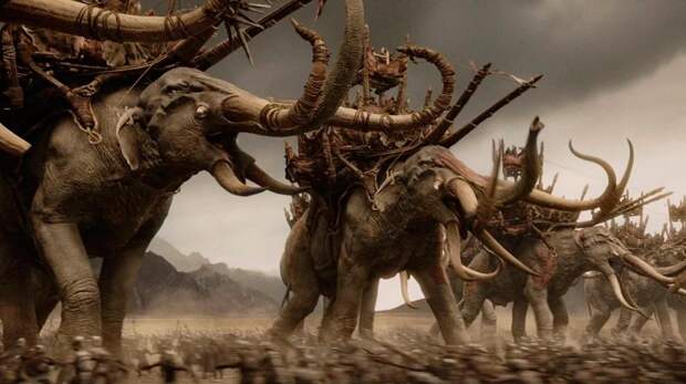 Места, где на самом деле применялись боевые слоны