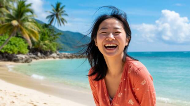 Китаянка отказалась от карьеры, чтобы кормить рыбу на пустынном острове