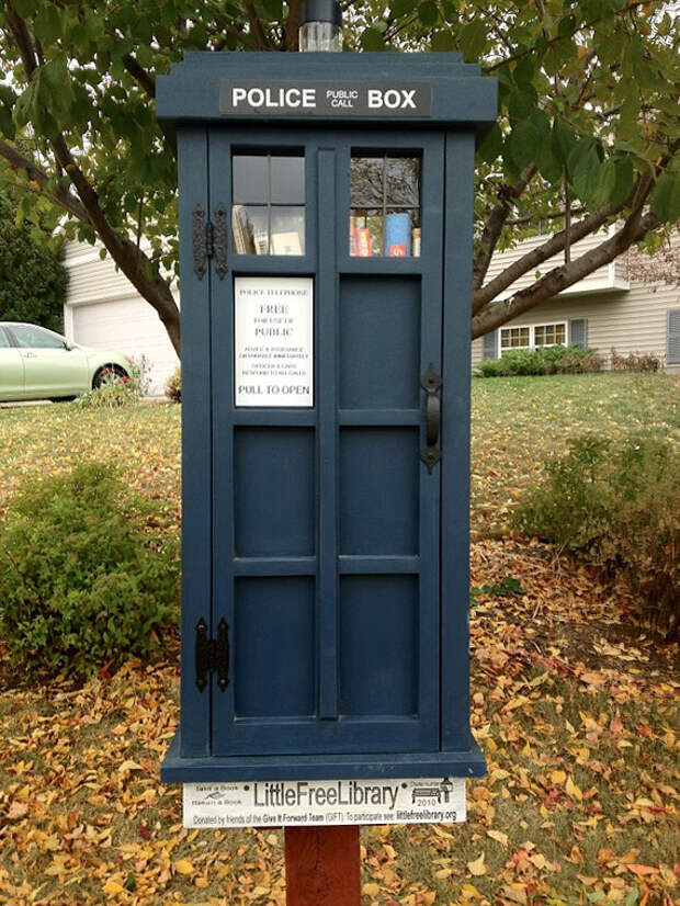 Little Free Library: библиотека в боксе