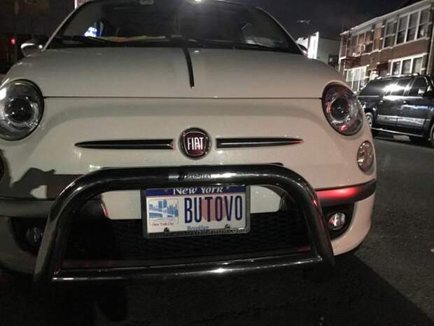 Русские автомобильные номера в США