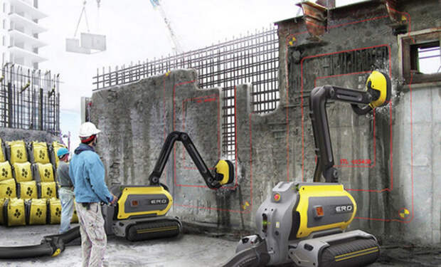 2 роботы-монтажники