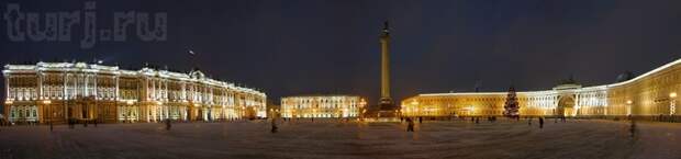 Россия, Санкт-Петербург, Дворцовая площадь, Зимний дворец, Главного штаба, Штаб гвардейских войск, Александрийская колонна, достопримечательности России
