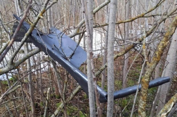 Минобороны Латвии опубликовало фото обломков «заблудившегося» дрона ВСУ