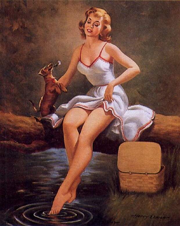 Pin-Up на грани.