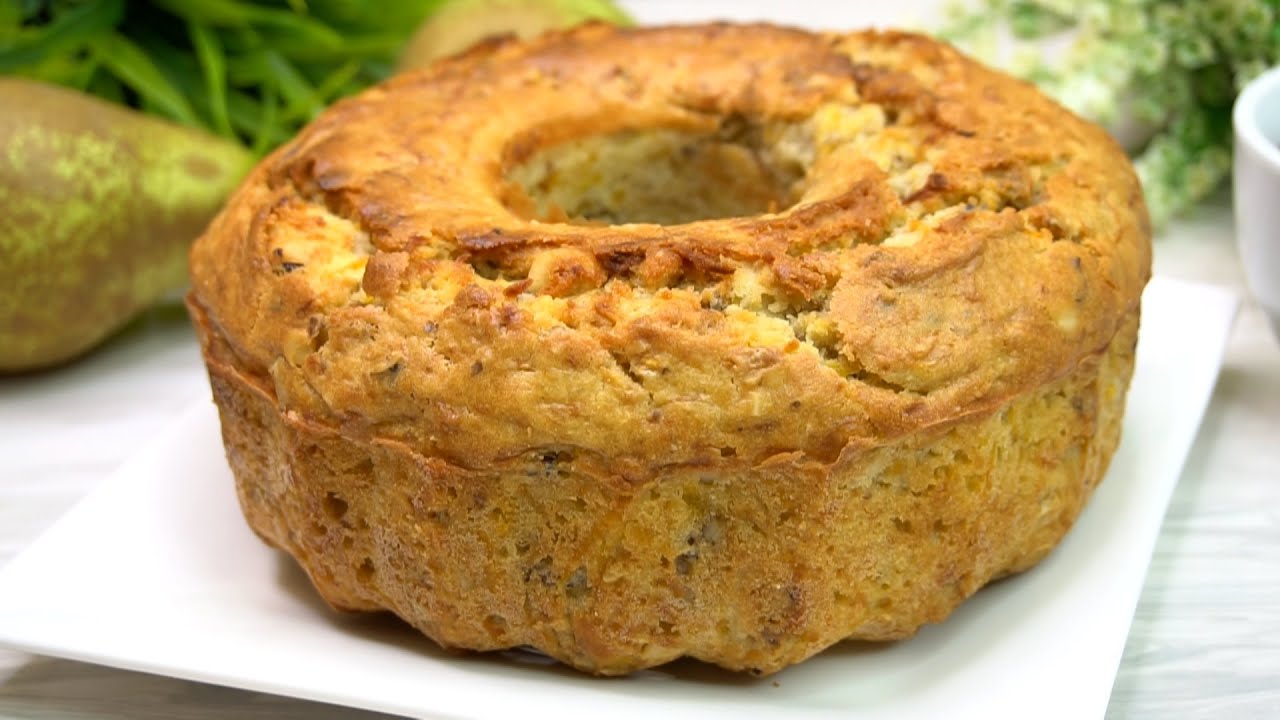 Рецепт кекса с тыквой и орехами