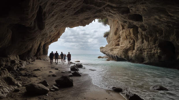 На острове Сулавеси в Индонезии обнаружен древнейший наскальный рисунок