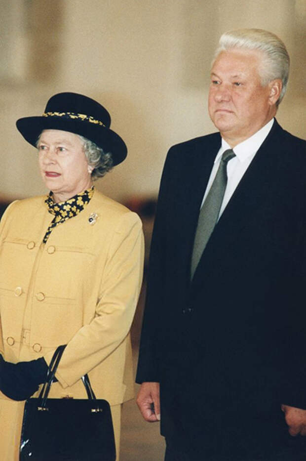 Королева Елизавета II и Борис Ельцин, 1994 год