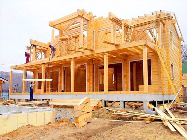 Особенности строительства деревянных частных домов