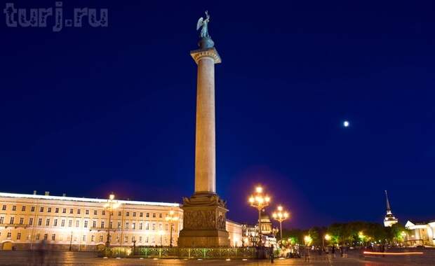 Россия, Санкт-Петербург, Дворцовая площадь, Зимний дворец, Главного штаба, Штаб гвардейских войск, Александрийская колонна, достопримечательности России