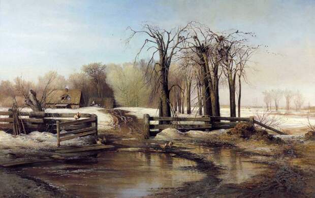 Саврасов - Весенний день. 1873