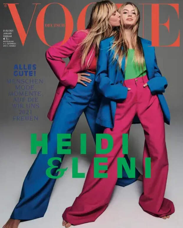 Хайди и Лени Клум для Vogue (Германия)