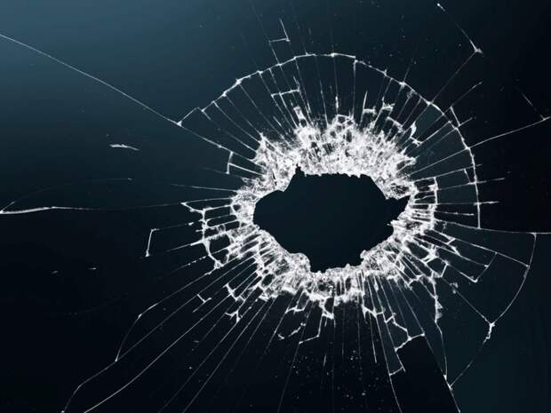 В Челябинске подтаявшая глыба льда упала с крыши и разбила машину