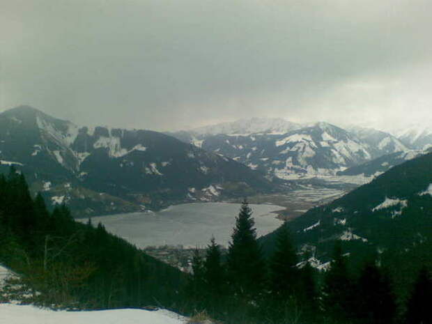 вид на Zell am Zee