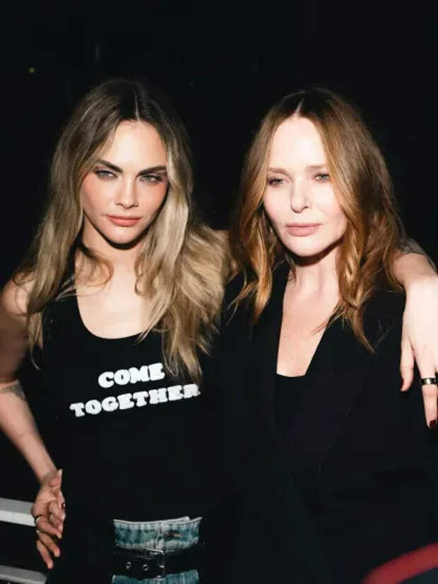 Кара Делевинь и Стелла Маккартни