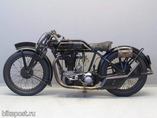 Ретро мотоцикл Sunbeams Model 9 (1932)